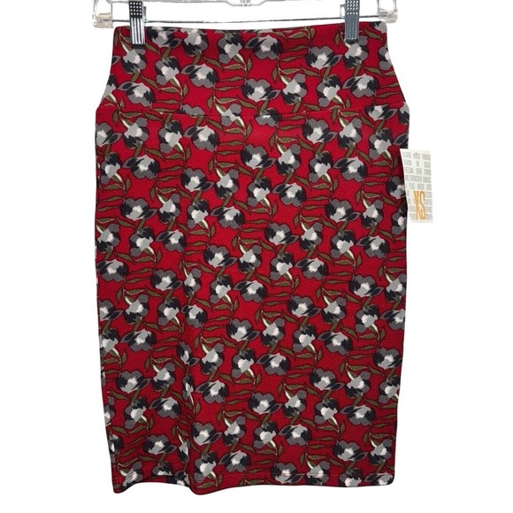LuLaRoe Dresses & Skirts - NWT LuLaRoe Cassie Women's X-Small, Stretchy Pull On Pencil Skirt Floral